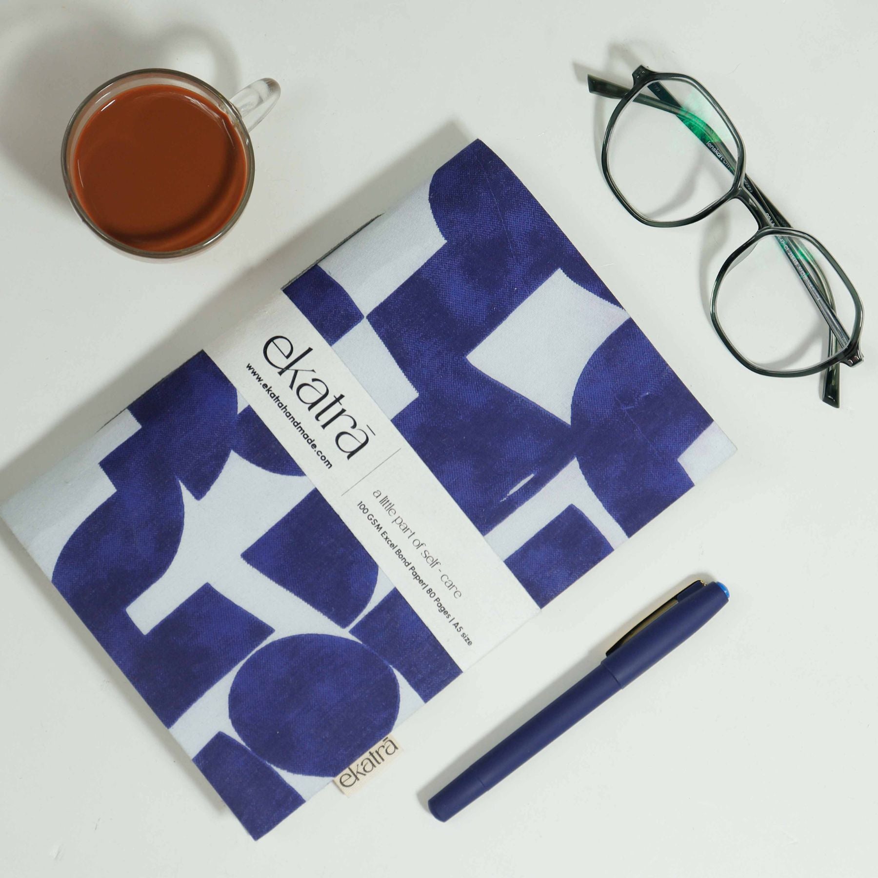 Handcrafted Sustainable A5 Unruled 100 GSM paper Journal by Ekatra