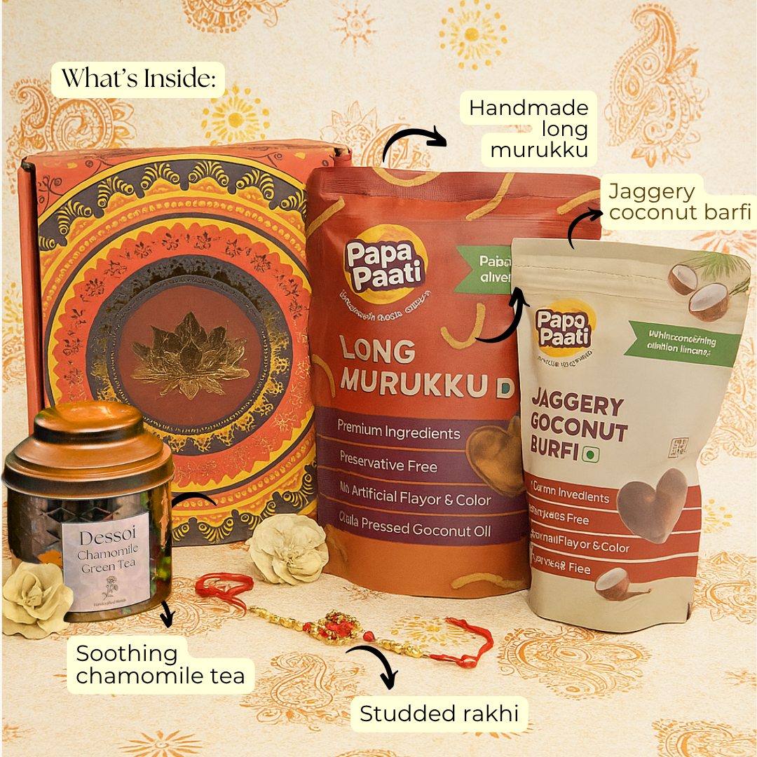 The Calm & Crunch Rakhi Box | Limited Edition