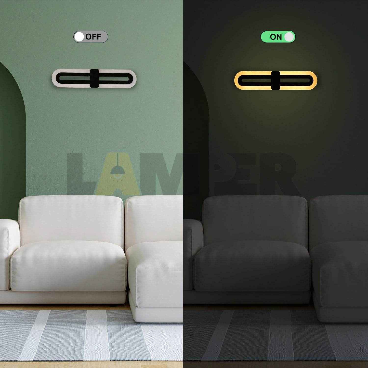 Nordic Oval Shaped Wall Light - 12 Watt