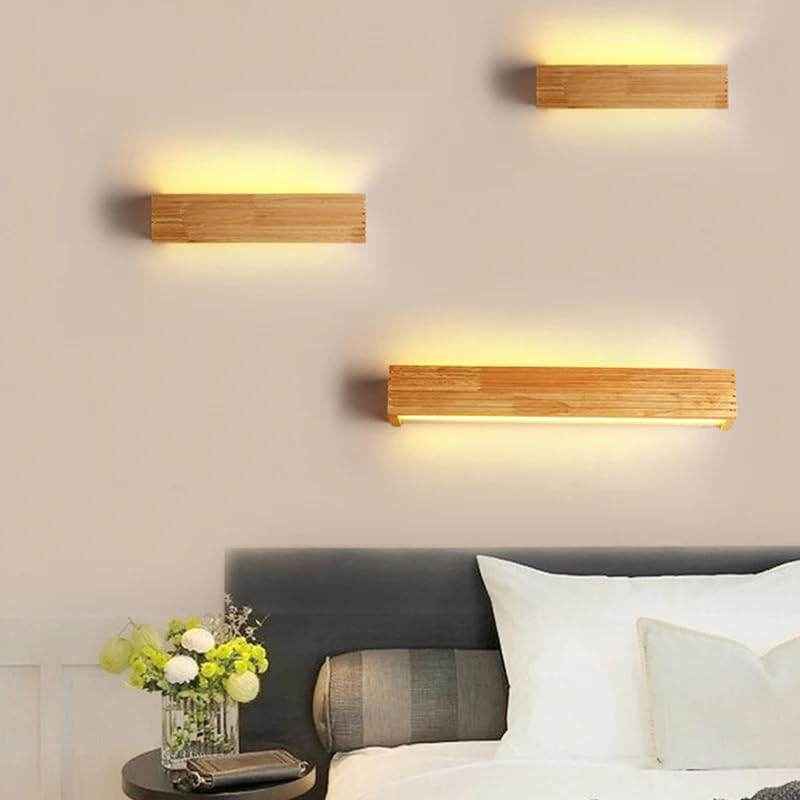 Raywood Wooden Wall Light - 14 Watt