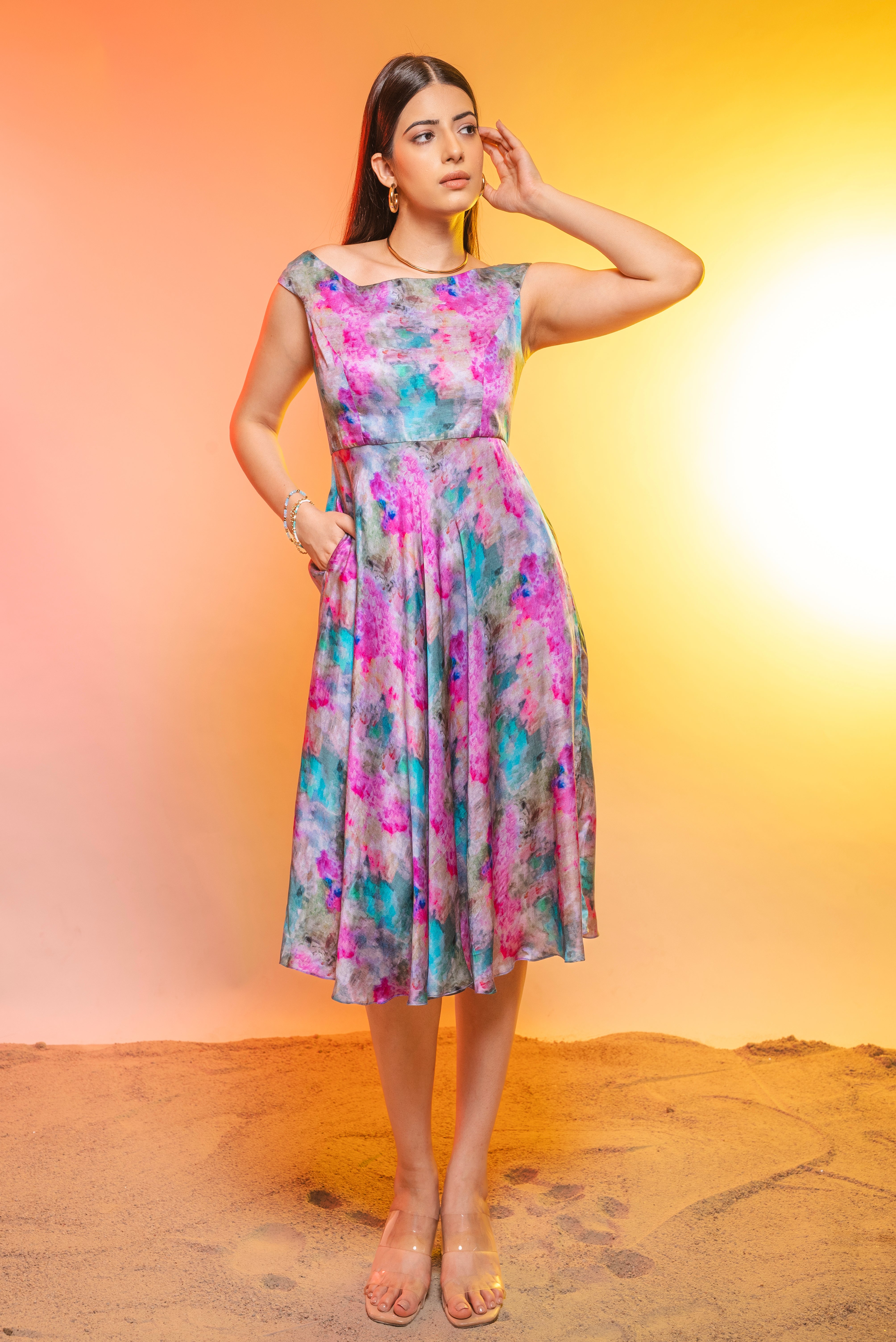 AURORA OFF SHOULDER DRESS