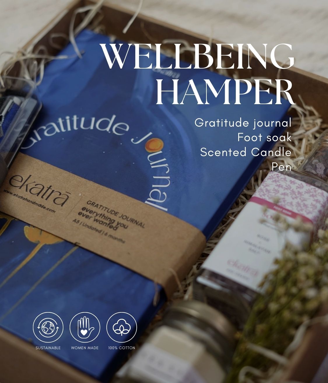 Ekatra Wellbeing Hamper - Soothing and calm