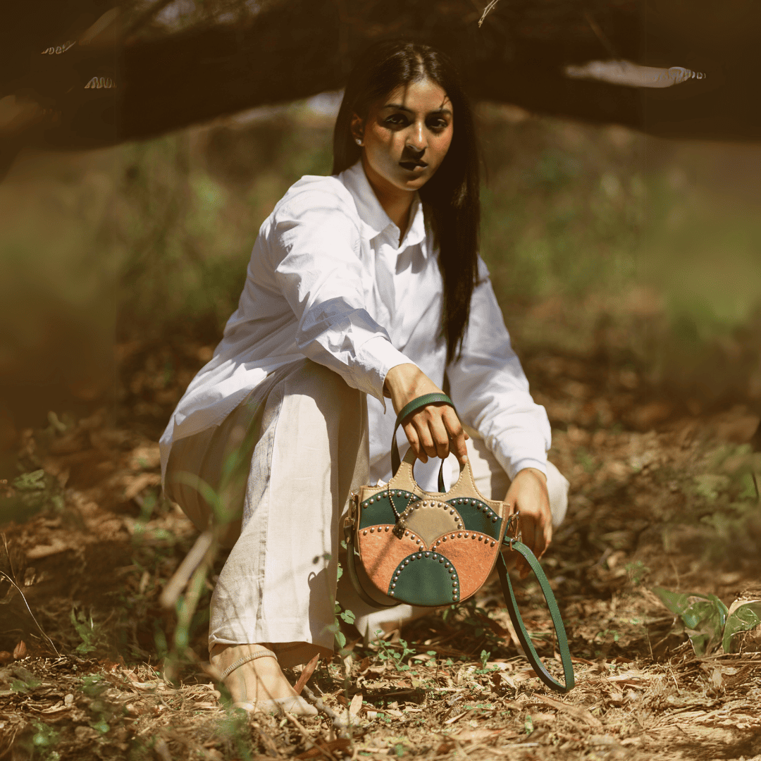 Savannah Vegan Leather Sling – Gold