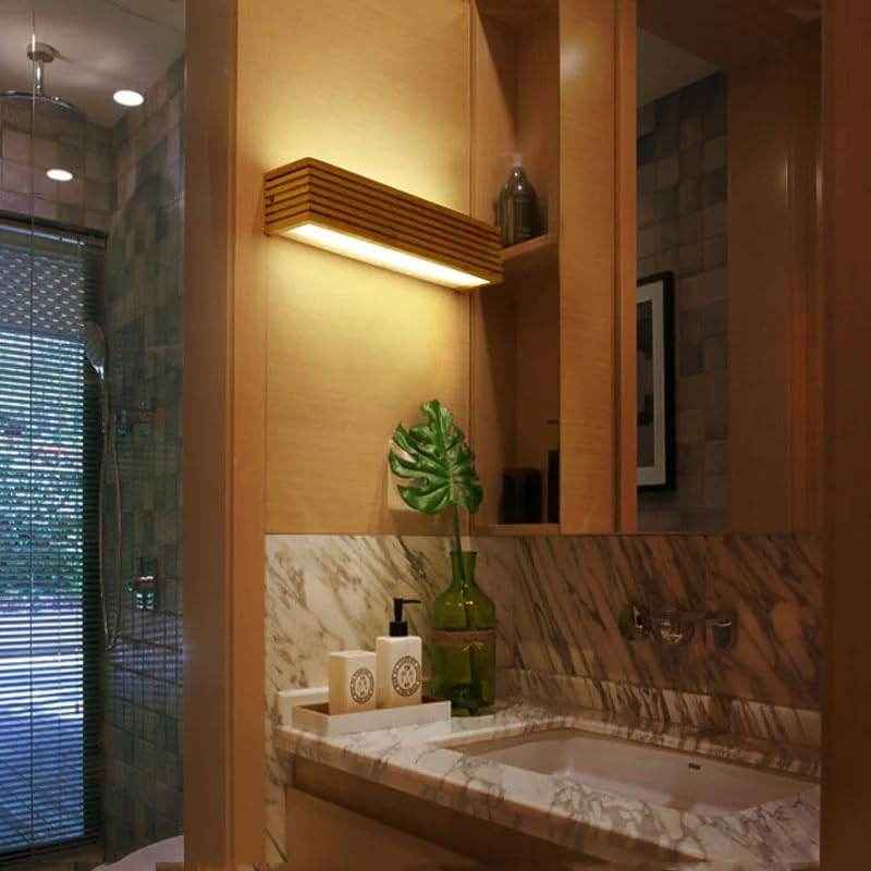 Raywood Wooden Wall Light - 14 Watt