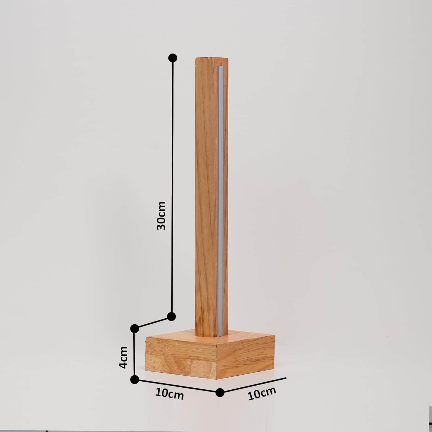 LumePine Natural PineWood Table Lamp - 10 Watt