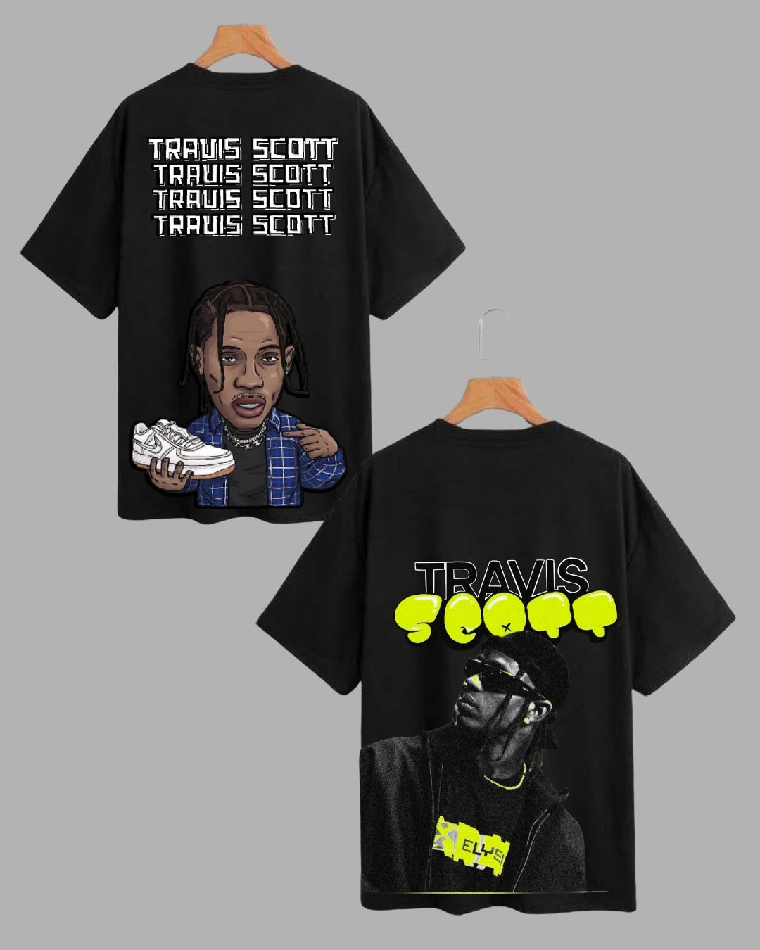 Women's Travis Oversized Tee Duo: Dunk & Travis 1.0 (2-Pack)