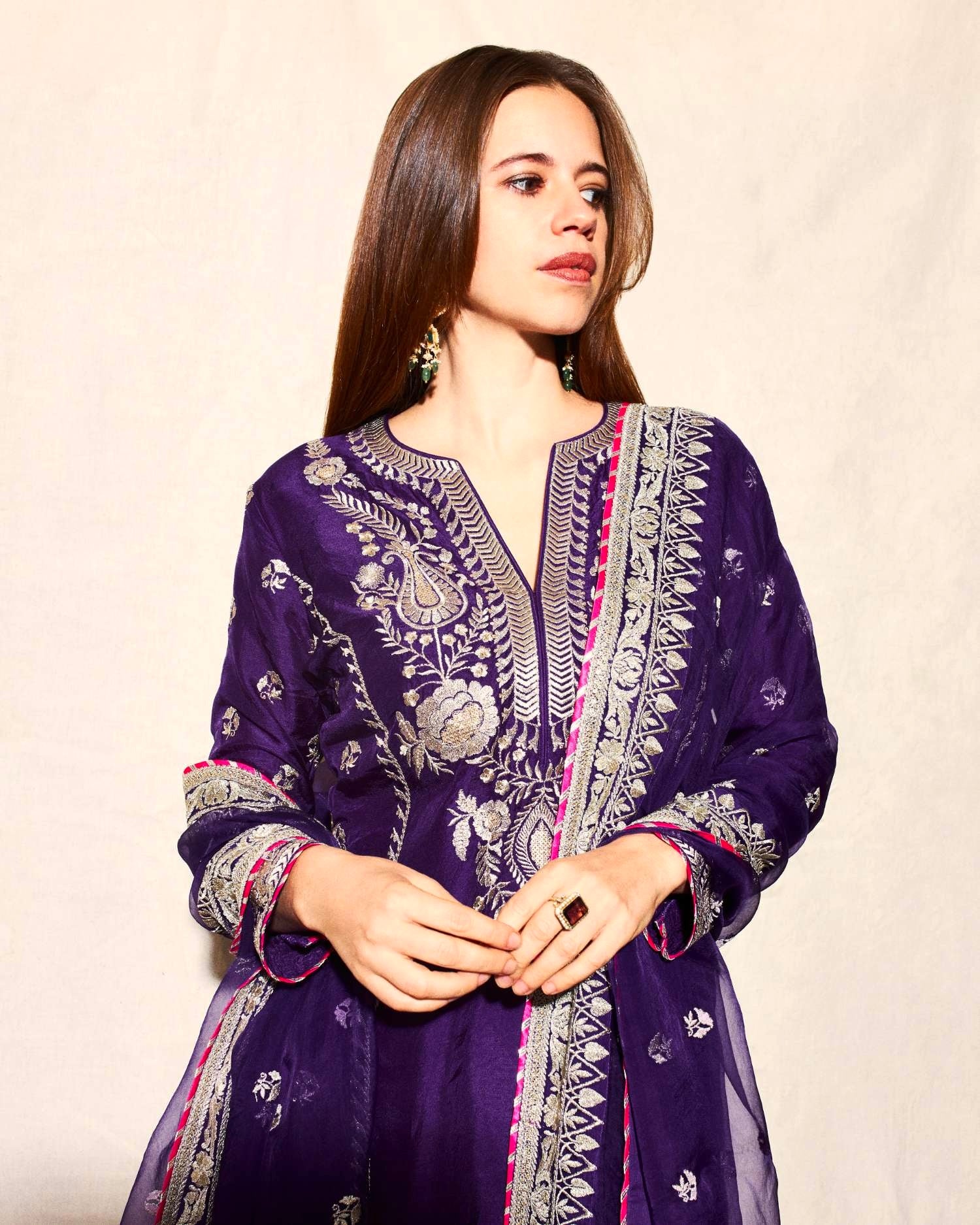 Beautiful Party Wear Suit Bottom And Dupatta With Sequence Embroidered Work