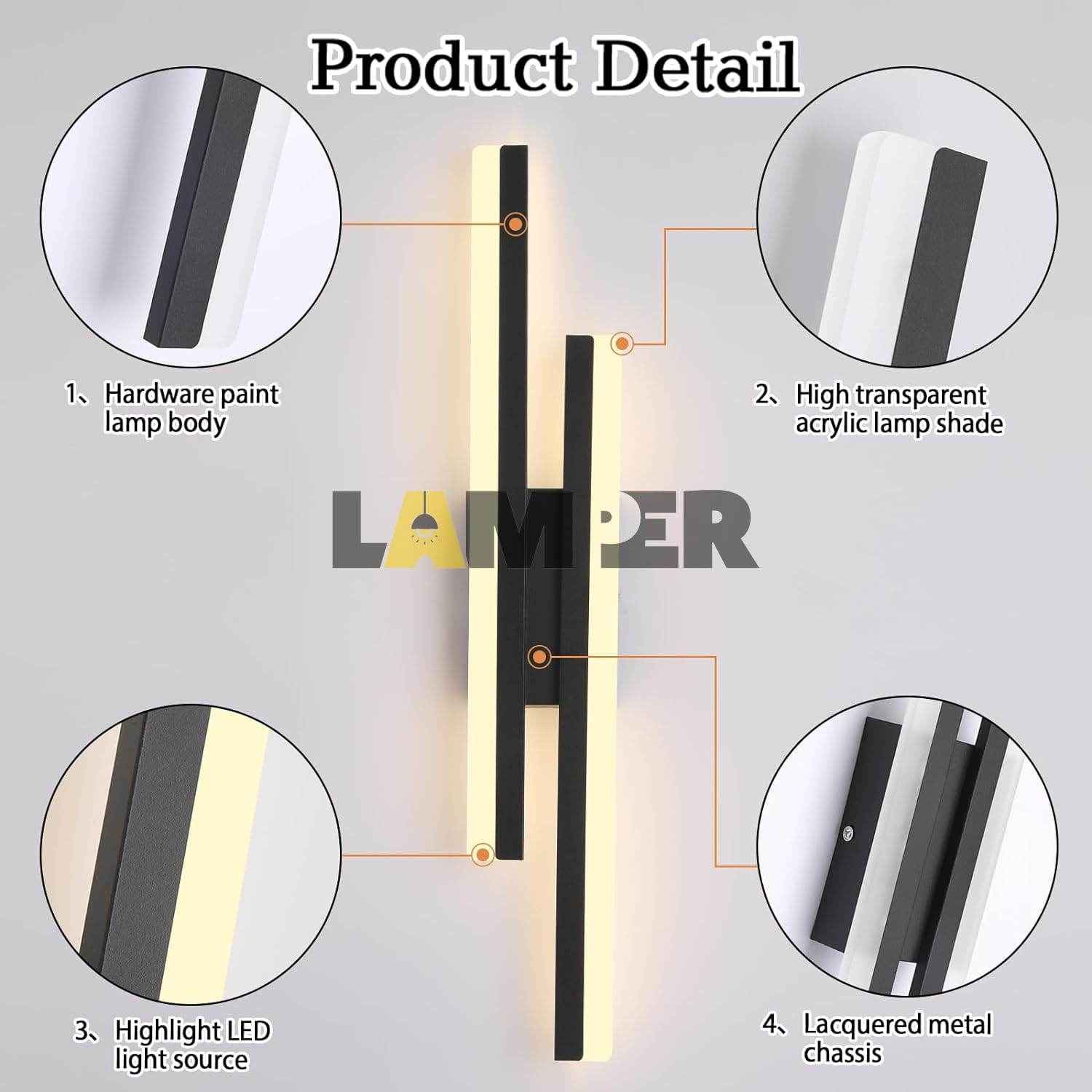 String Wall Light - 12 Watt