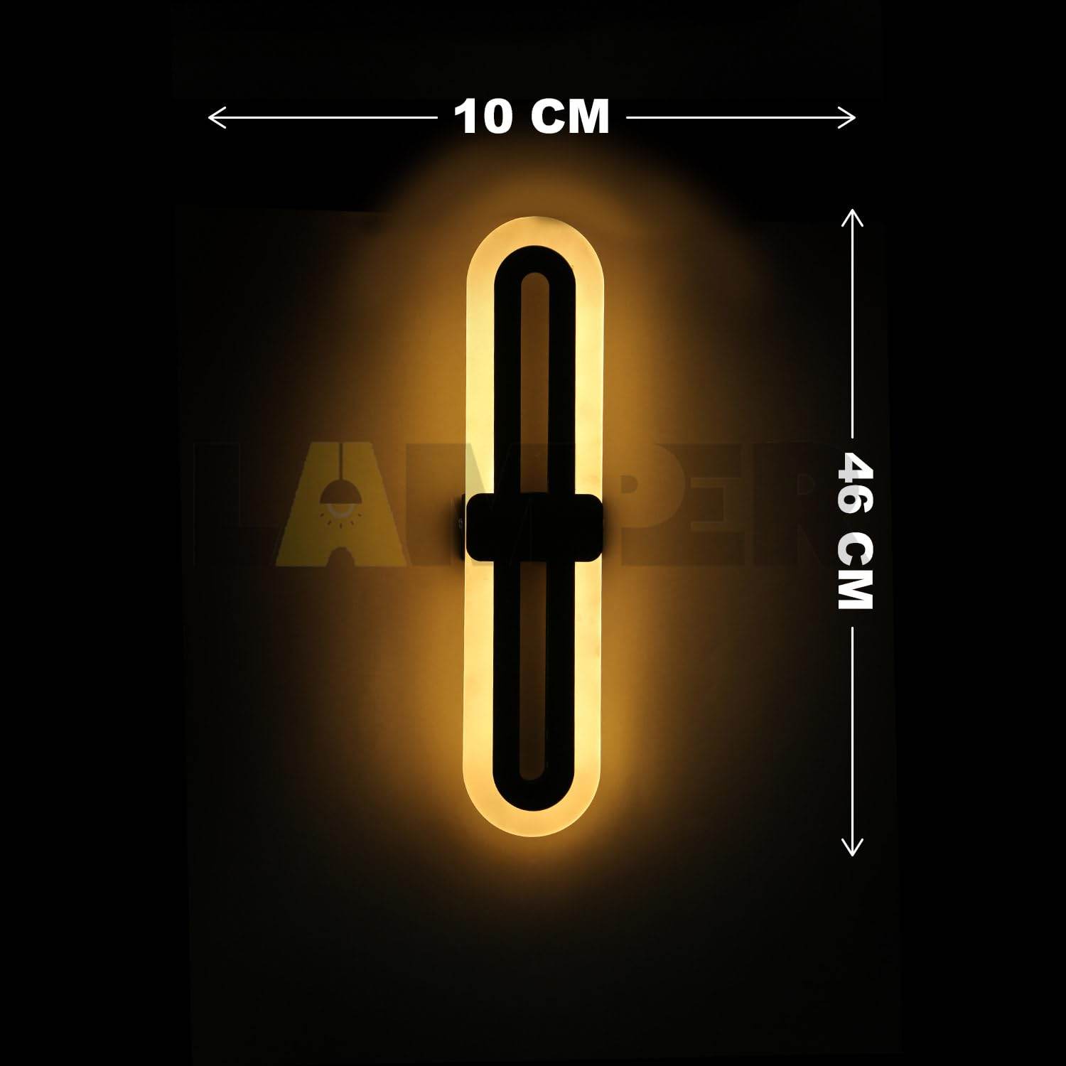 Nordic Oval Shaped Wall Light - 12 Watt