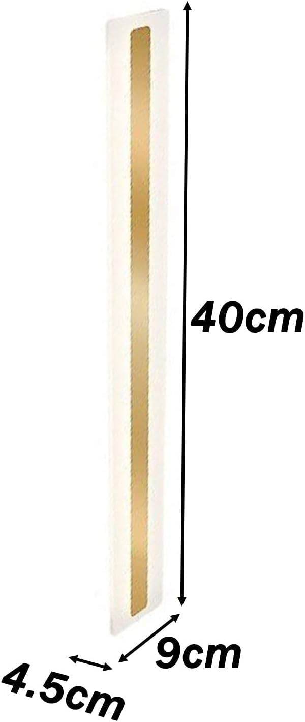 Straight Acrylic Wall Light - 15 Watt