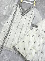Party Wear Designer Top-Bottom And Dupatta