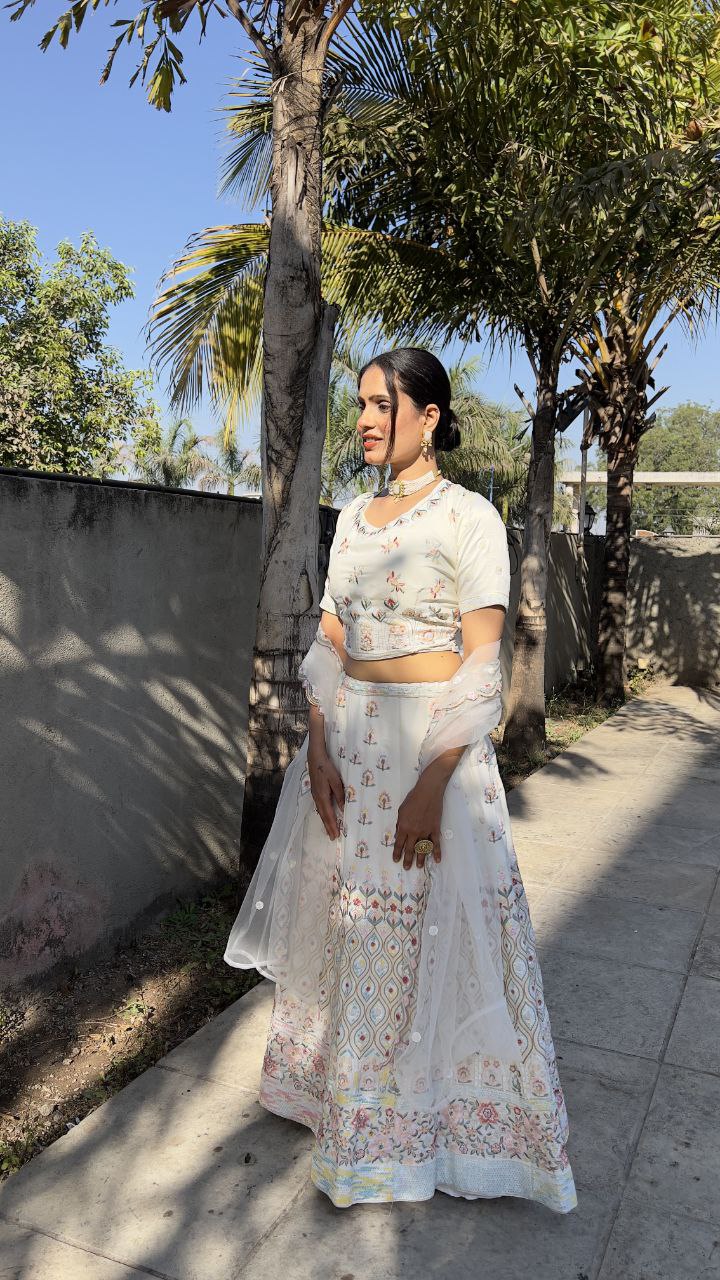 Beautiful And Most Trending Party Wear Lehenga Choli