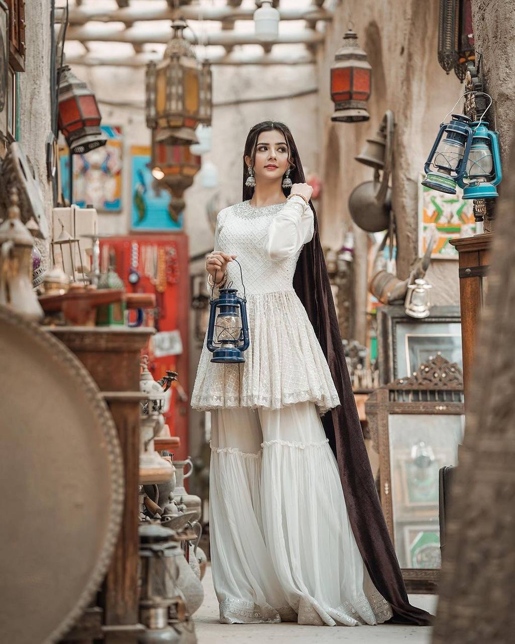 Party Wear Top-Bottom And Dupatta With Embroidery Sequence Work