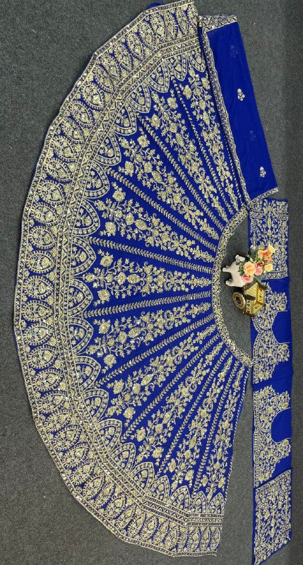 Beautiful Party Wear Lehenga Choli With Coding Sequins Work