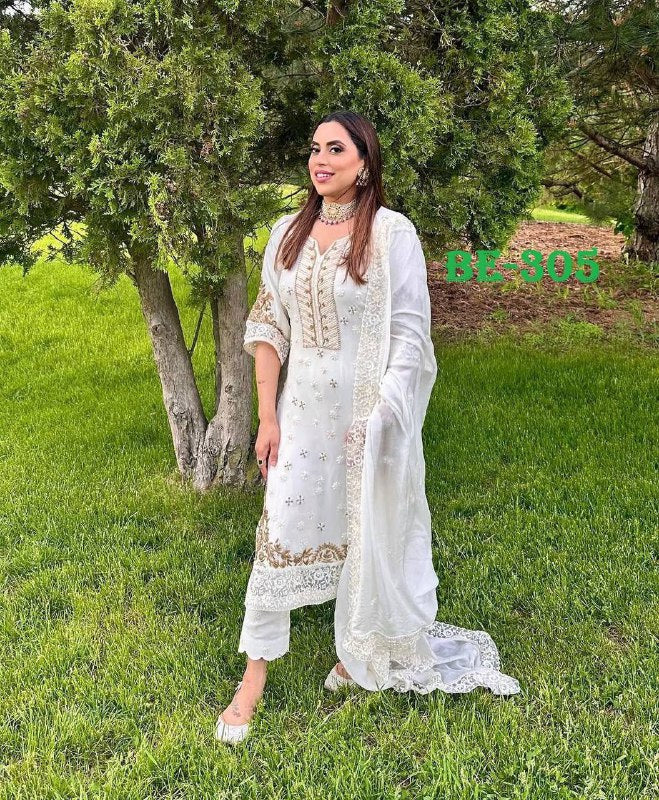 Party Wear Look Beautiful Top And Bottom With Dupatta