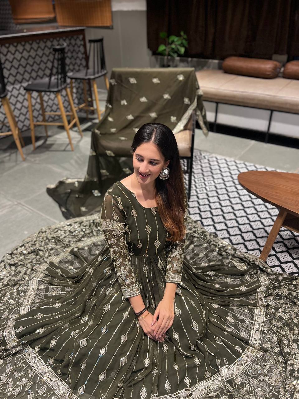 Designer Party Wear Anarkali Suit In New Fancy Style