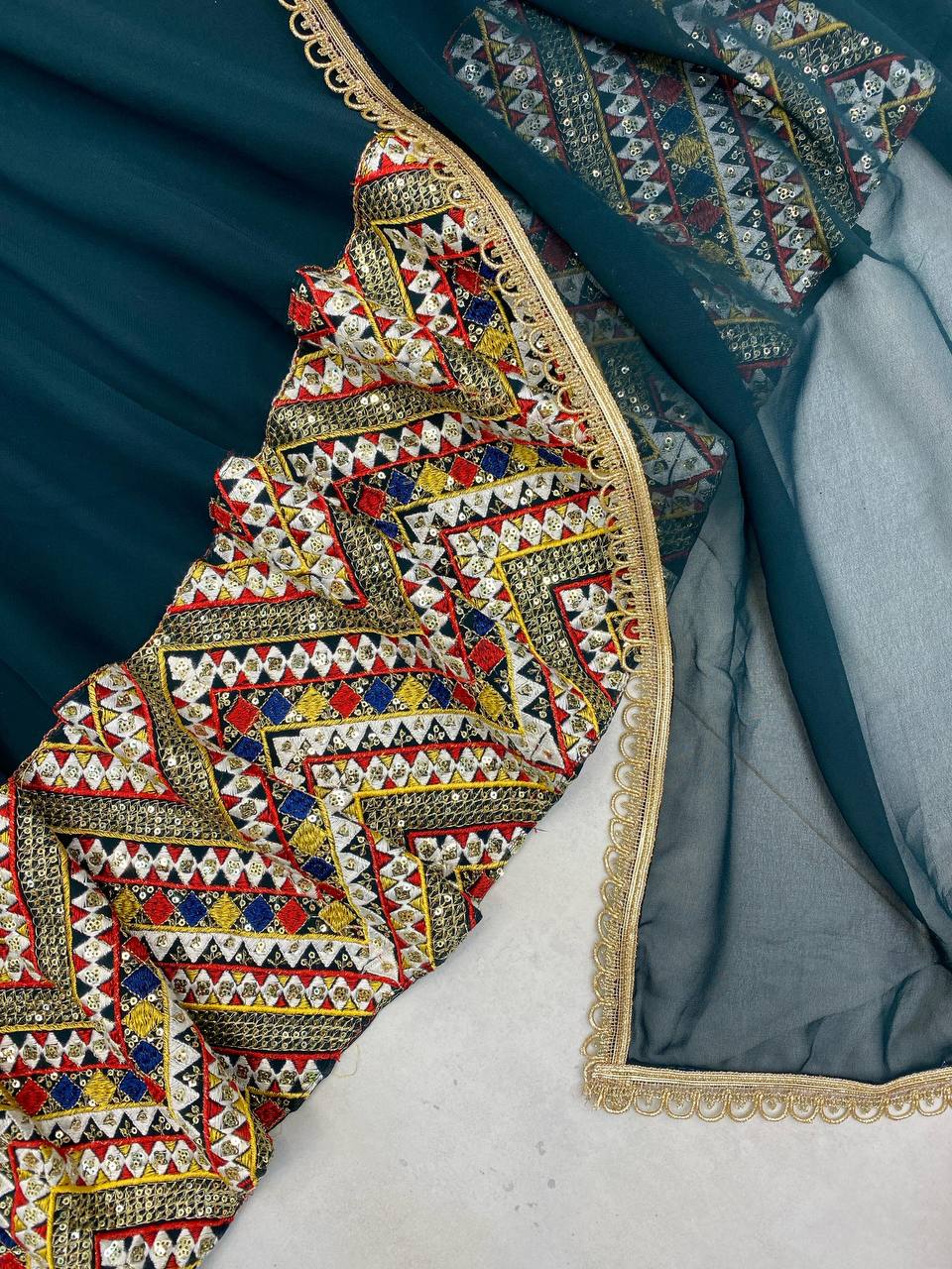 Party Wear Designer Anarkali Gown With Beautiful Dupatta