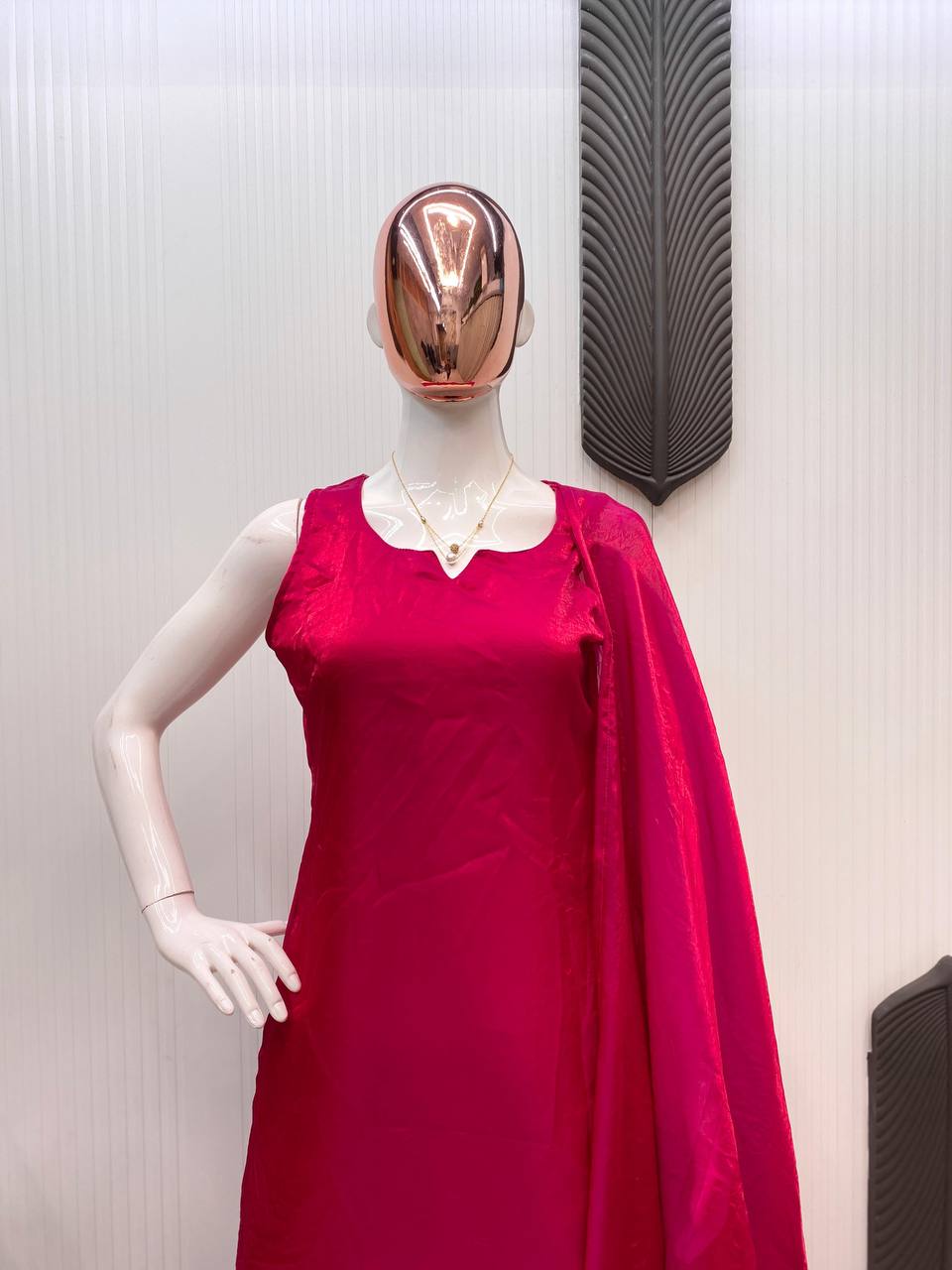 Designer Party Wear Top-Bottom Ana Dupatta