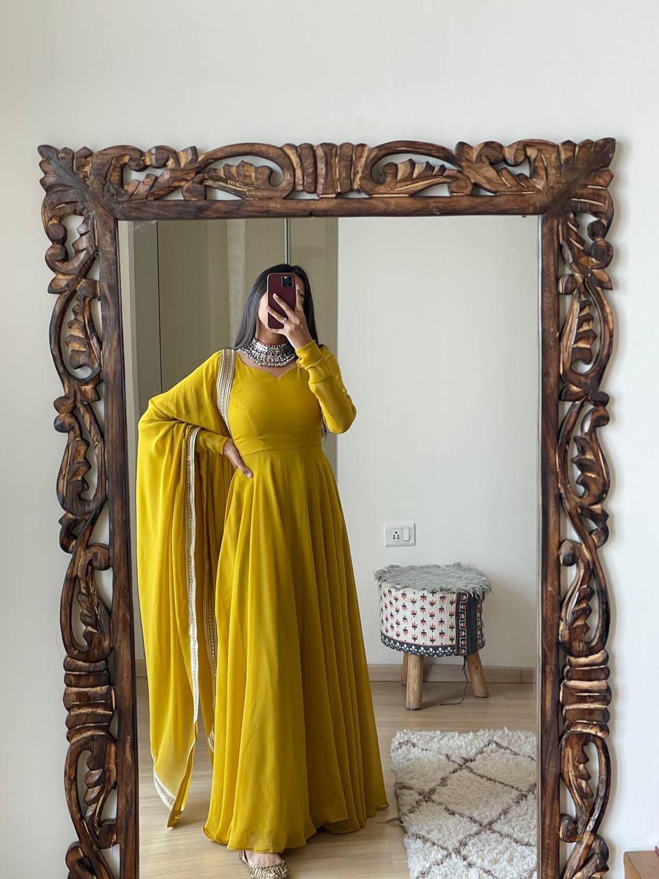 Party Wear Beautiful Gown With Dupatta