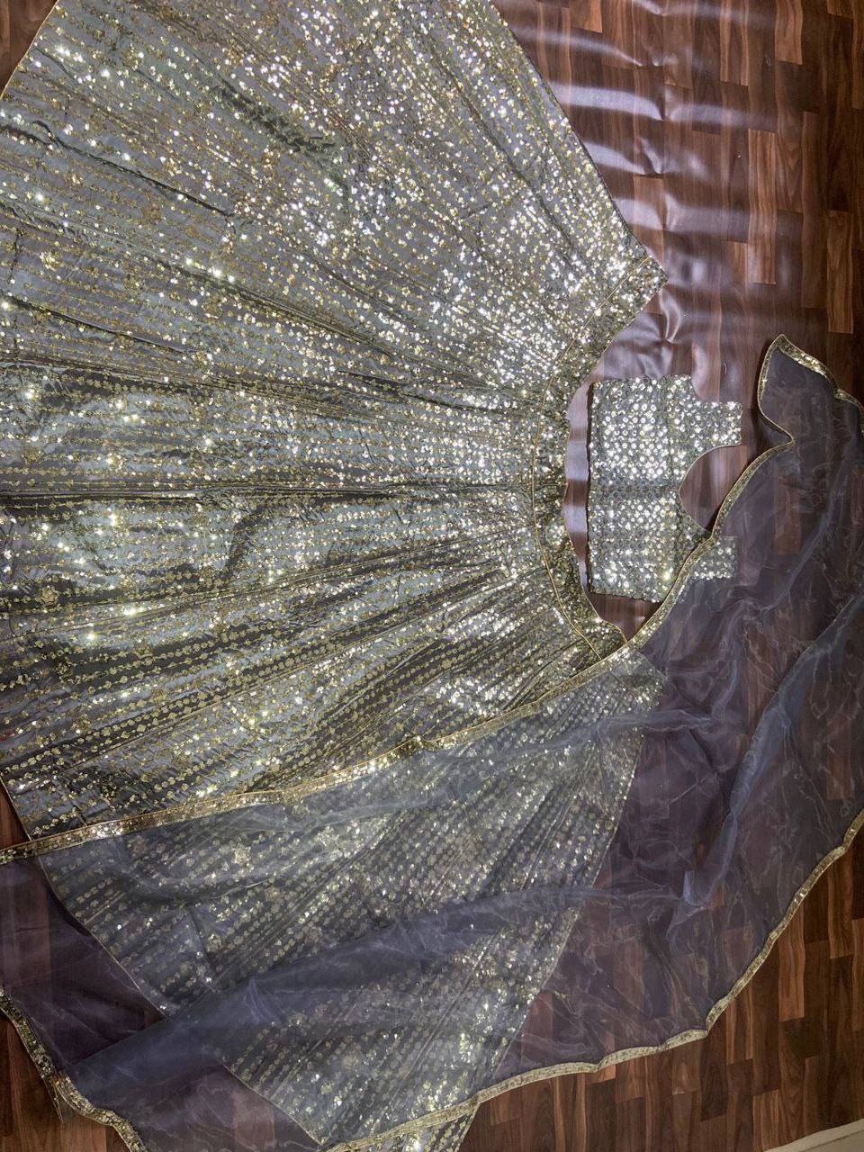 Beautiful Latest Designer Lehenga Choli With Sequence Work