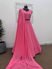 Party Wear Beautiful Lehenga Choli With Embroidery Sequence Work