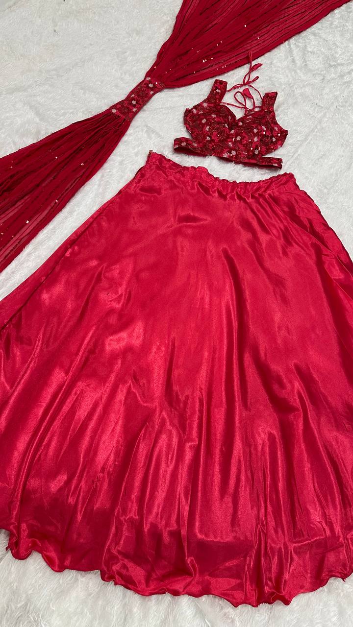 Party Wear Designer Lehenga Choli With Beautiful Dupatta