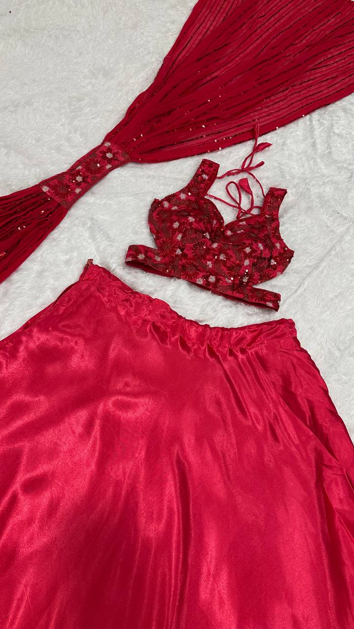 Party Wear Designer Lehenga Choli With Beautiful Dupatta