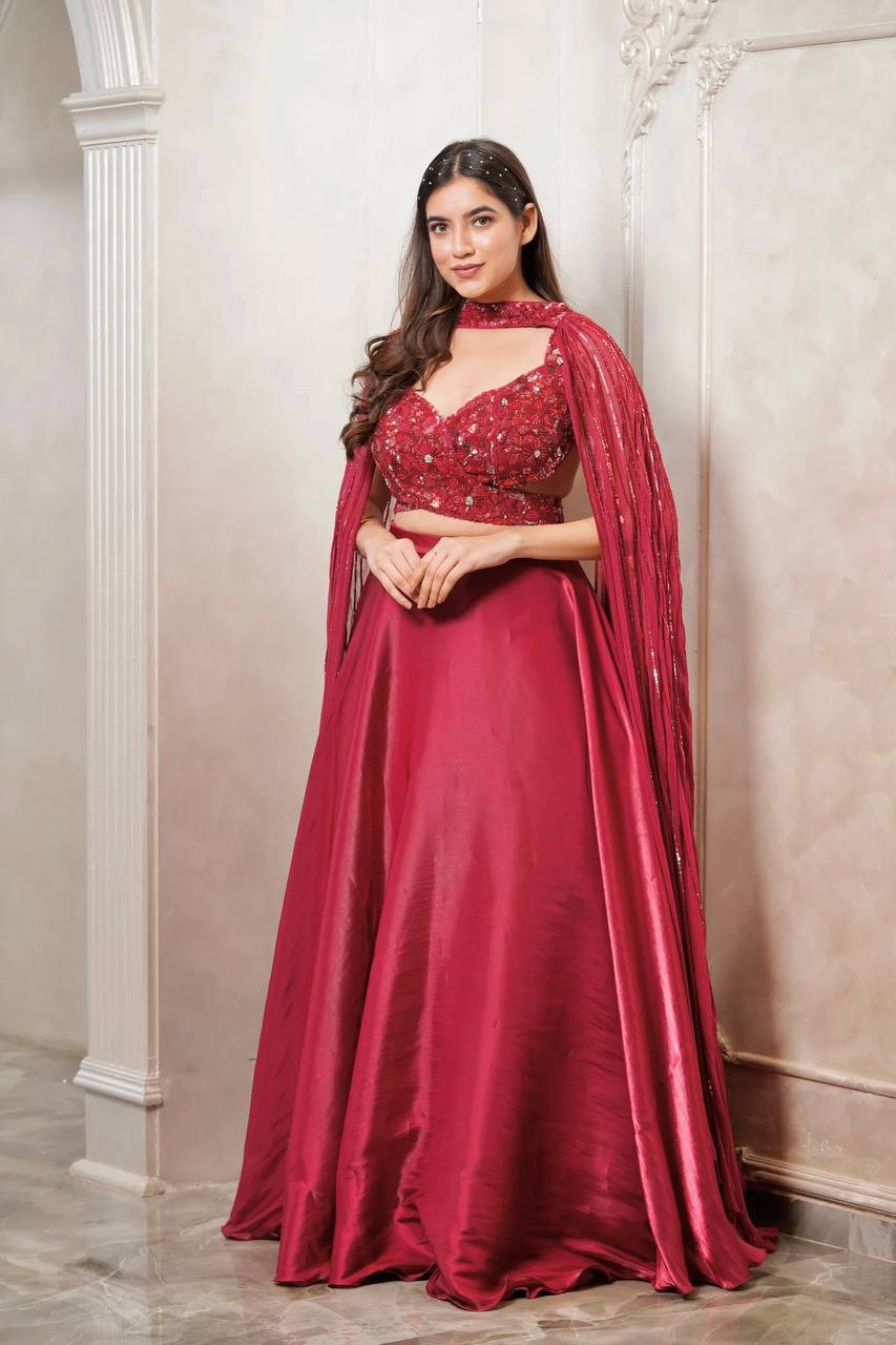 Party Wear Designer Lehenga Choli With Beautiful Dupatta