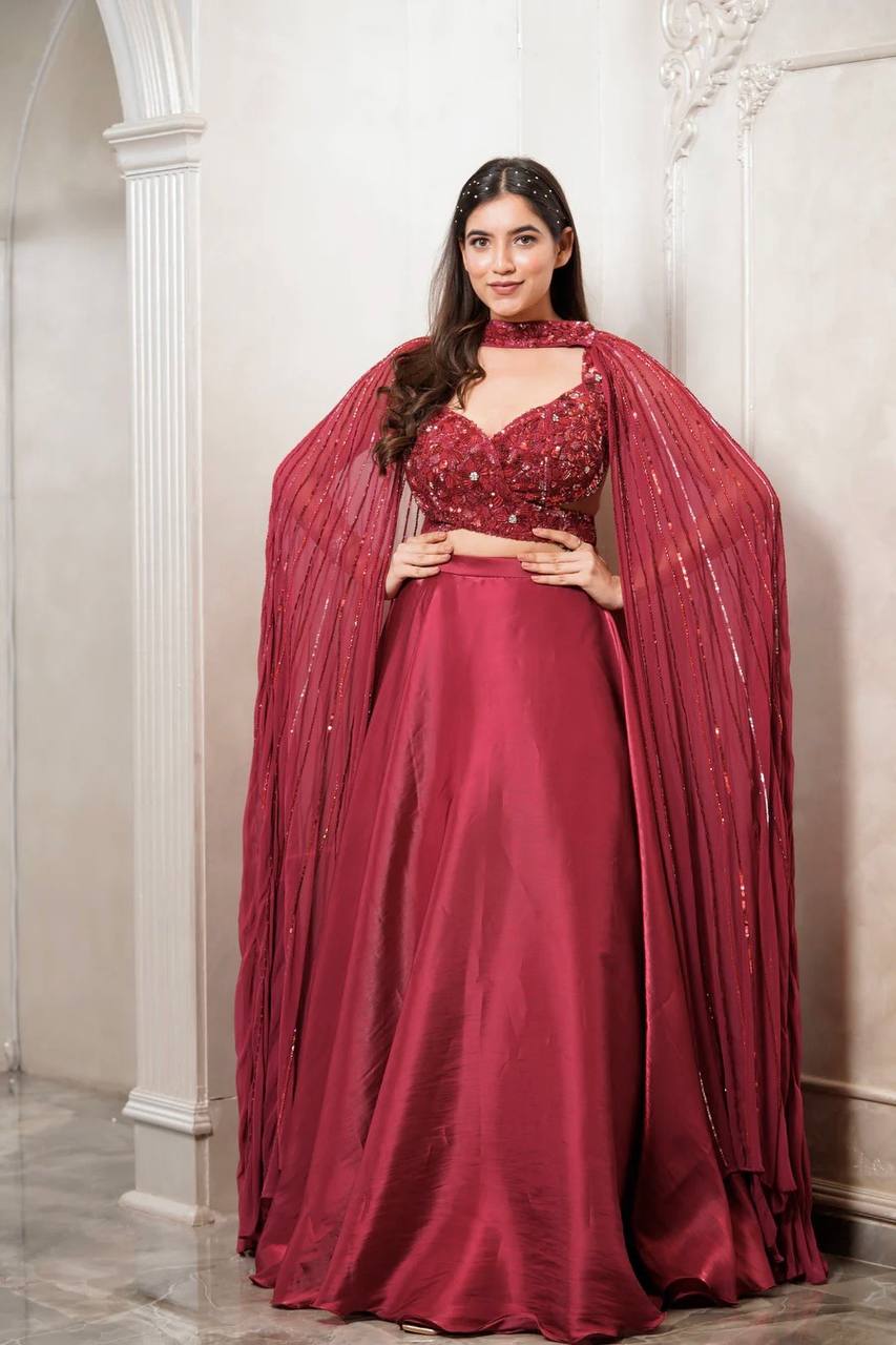 Party Wear Designer Lehenga Choli With Beautiful Dupatta