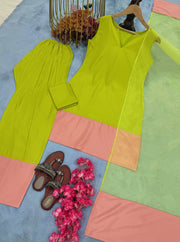 Designer Party Wear Look Top And Bottom With Dupatta