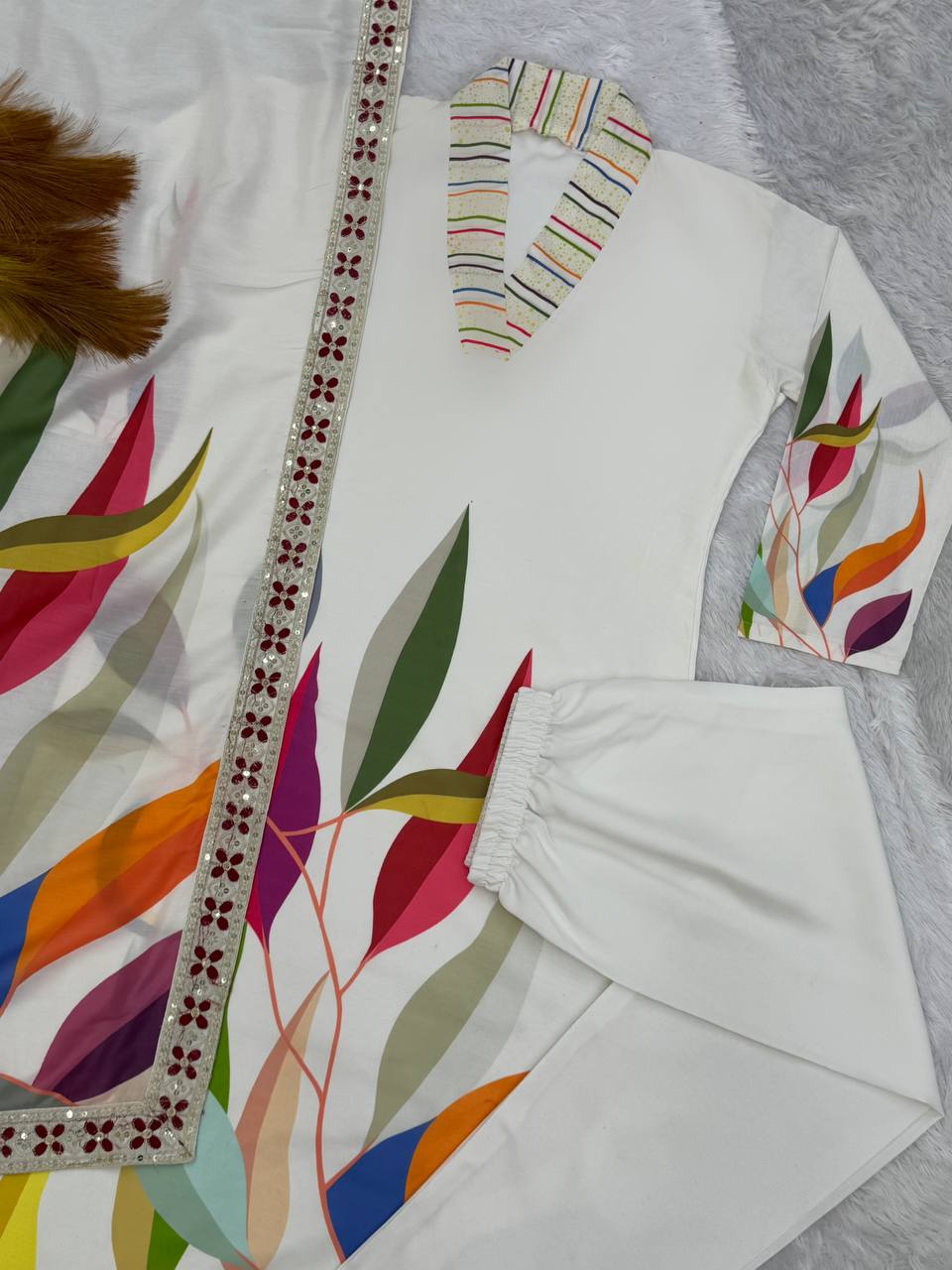 Party Wear Fancy Suit Set With Beautiful Digital Print