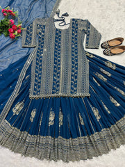 Party Wear Designer Top Lehenga With Sequence Fancy Border Work