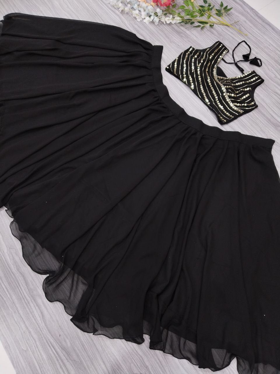 Beautiful Party Wear Latest Lehenga Blouse