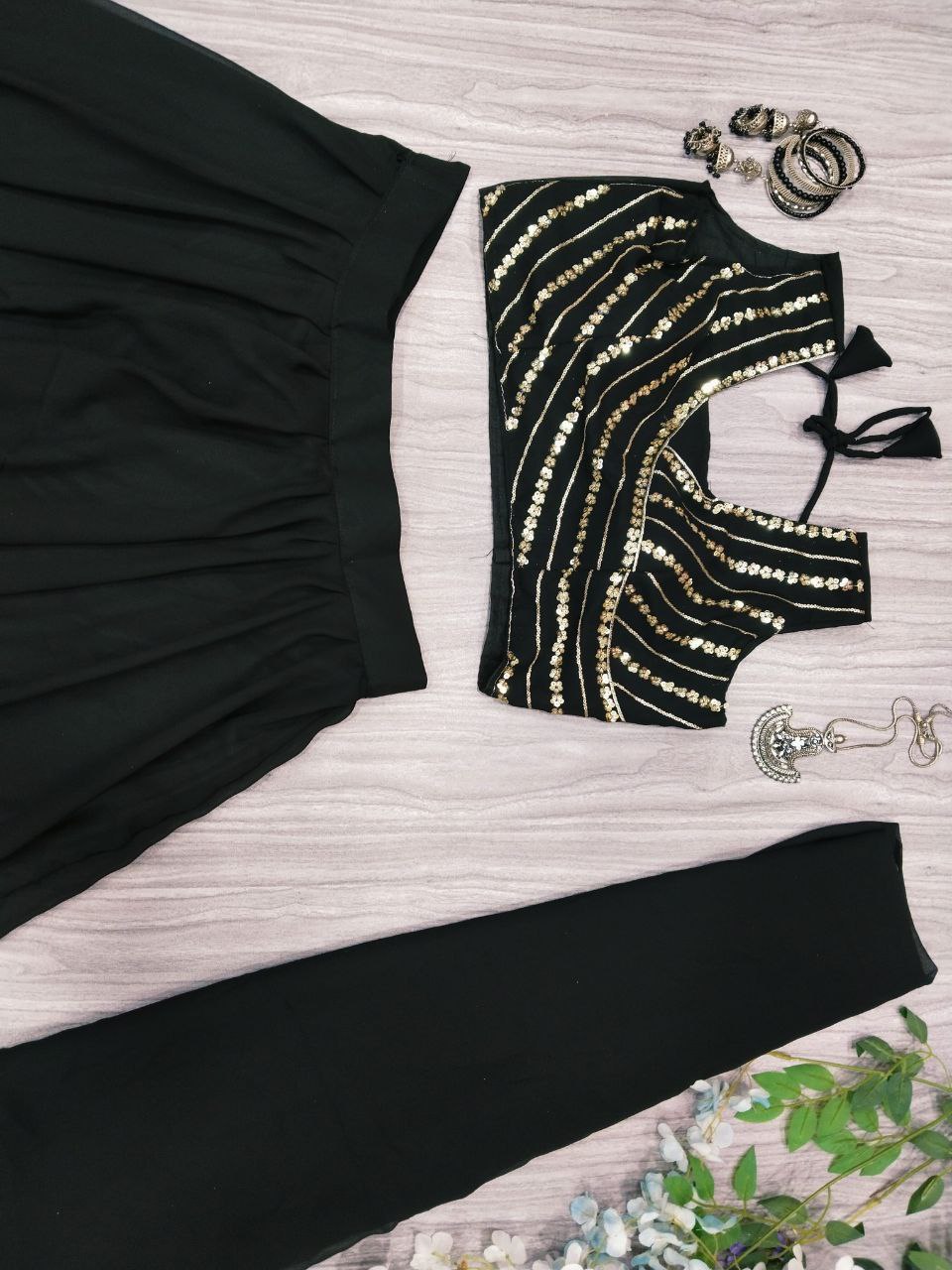 Beautiful Party Wear Latest Lehenga Blouse