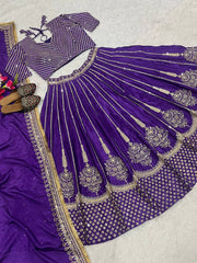 Designer Lehenga Choli With Embroidery Sequence Work