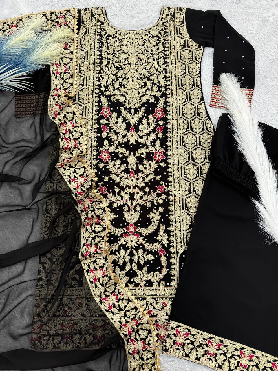 Party Wear Beautiful Top-Bottom And Fancy Dupatta