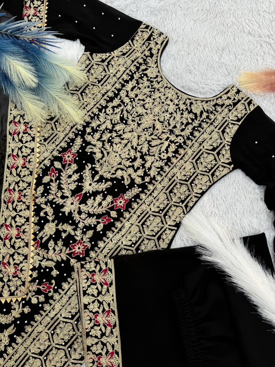 Party Wear Beautiful Top-Bottom And Fancy Dupatta