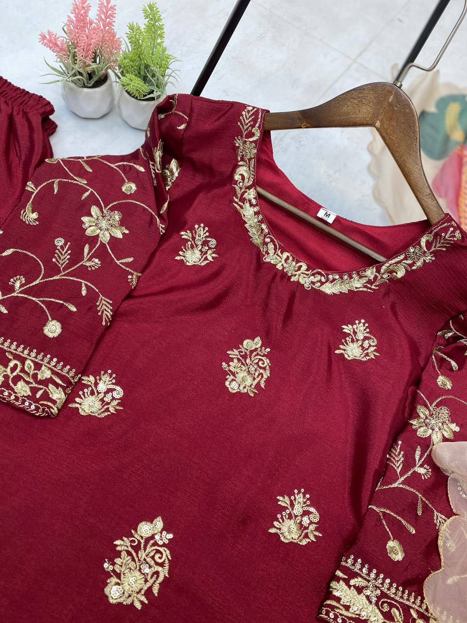 Party Wear Designer Top Bottom And Beautiful Dupatta