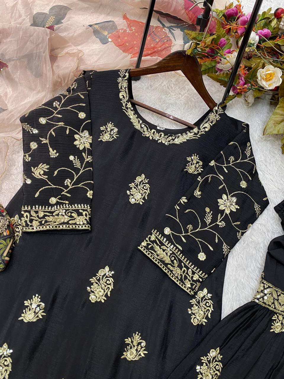 Party Wear Designer Top Bottom And Beautiful Dupatta