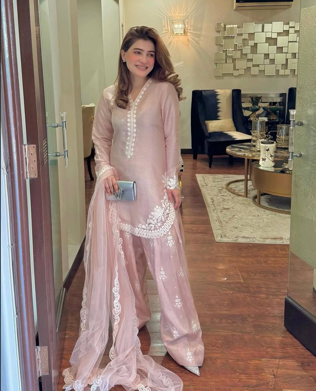 Designer Top-Bottom And Dupatta With Embroidery Sequence Work