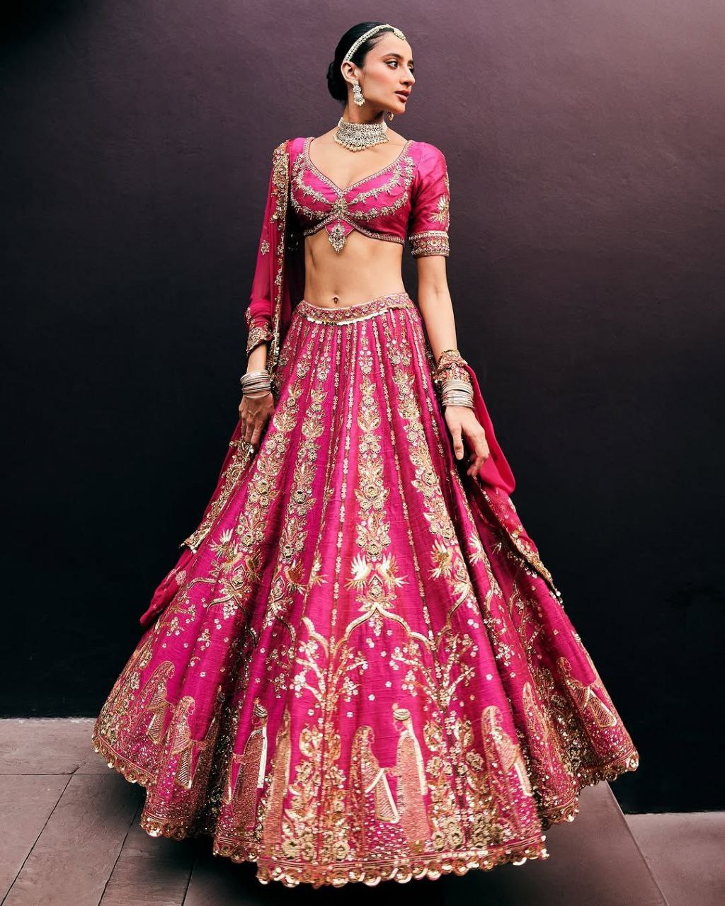 Beautiful Most Trending Bridal Lehenga Choli