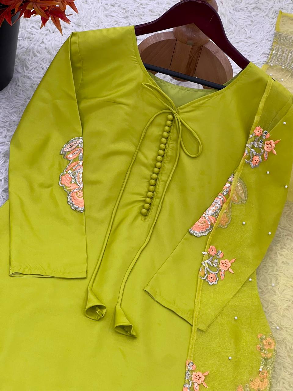 Party Wear Beautiful Top-Bottom And Fancy Dupatta