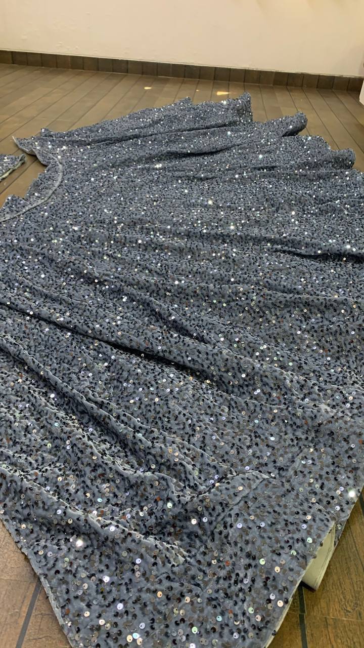 Party Wear Designer Lehenga Choli With Sequence Work All Over