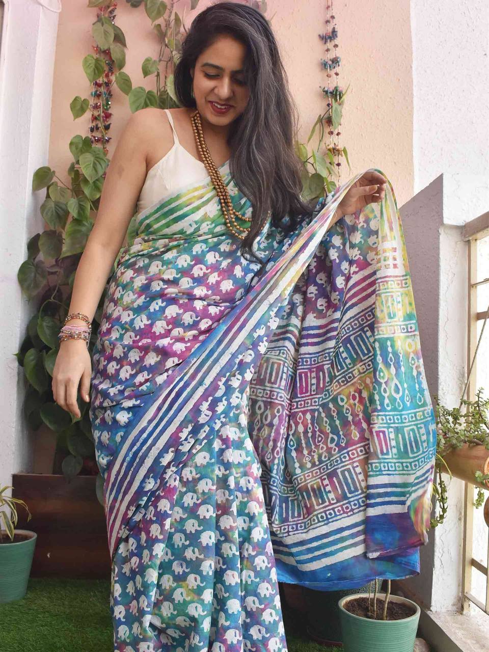 Designer Saree With Beautiful Digital Print