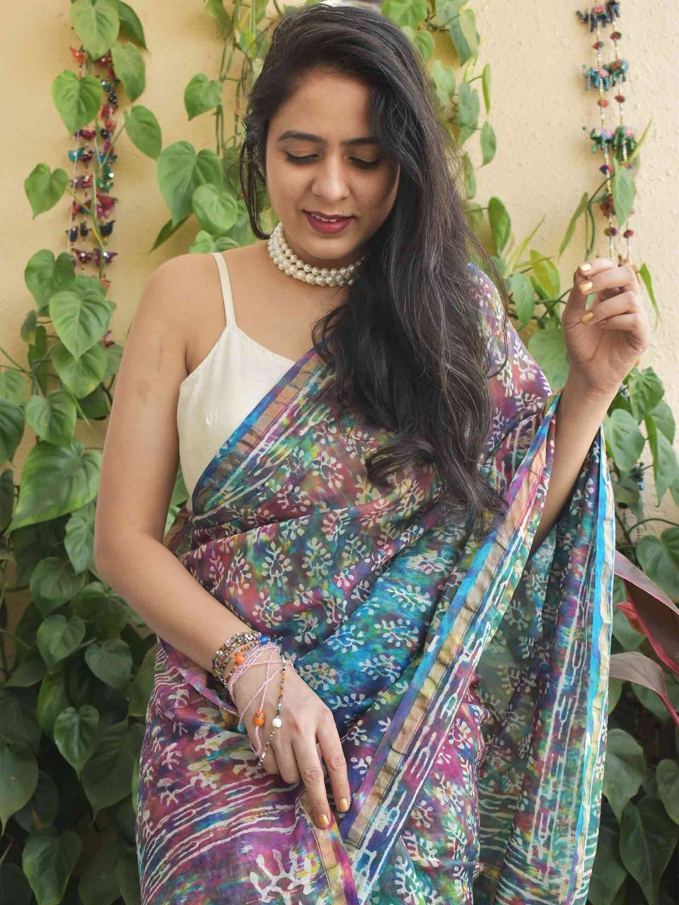Designer Saree With Beautiful Digital Print