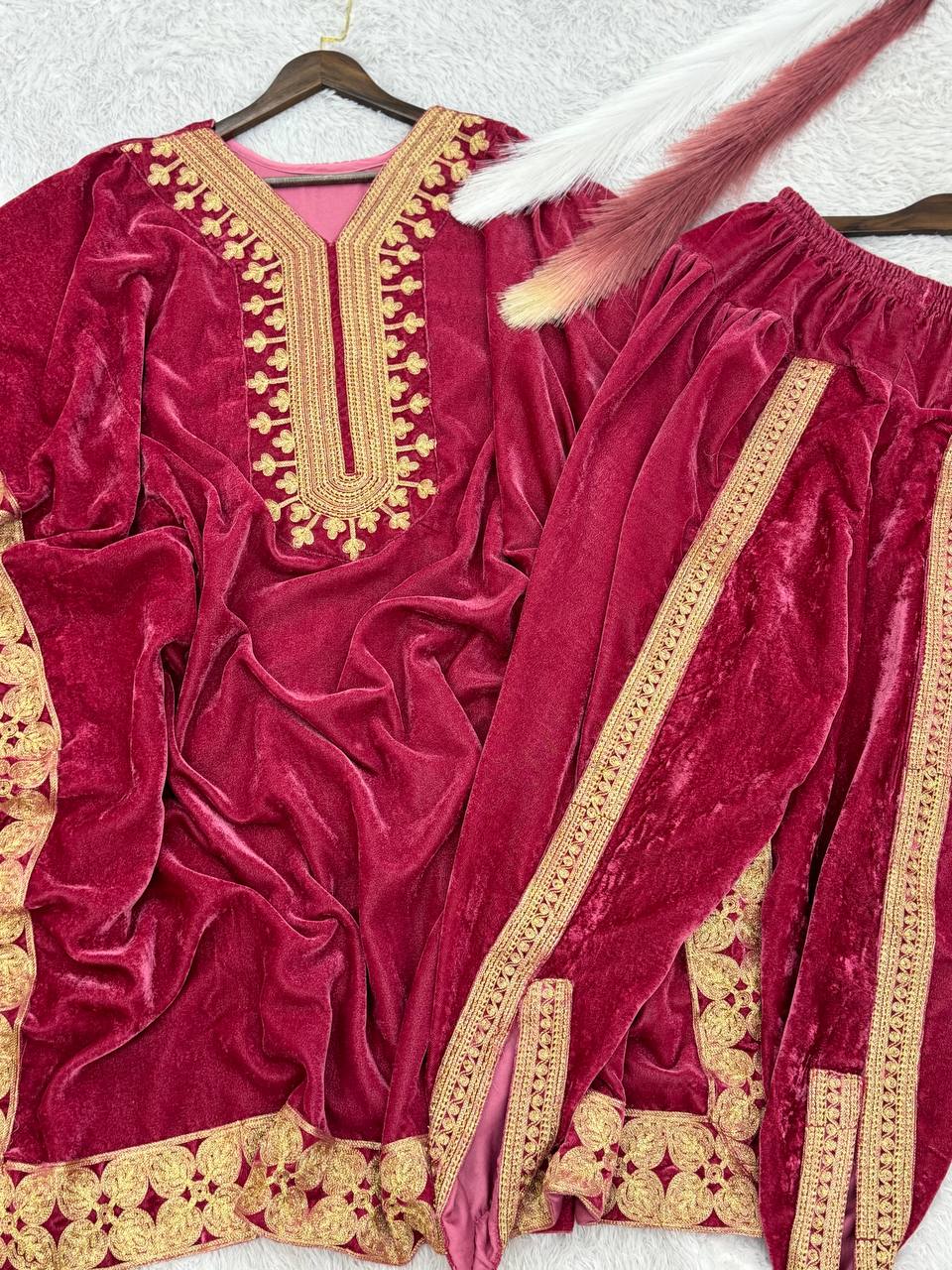 Party Wear Beautiful Kaftan And Dhoti