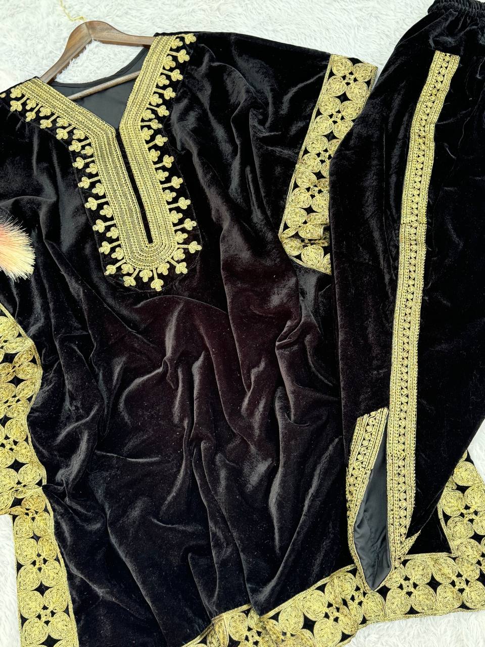 Party Wear Beautiful Kaftan And Dhoti