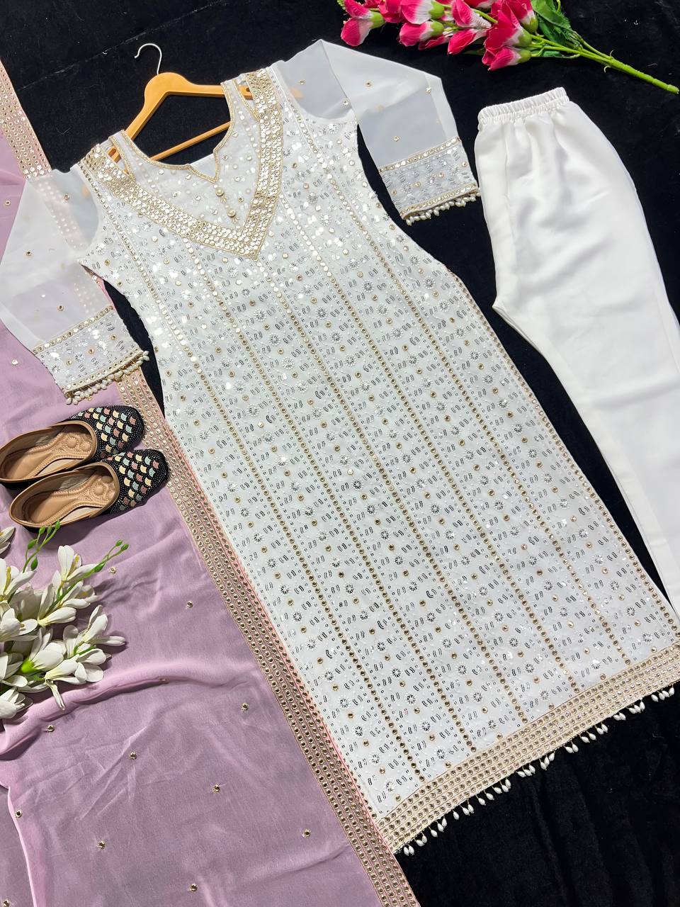 Designer Party Wear Long Pakistani Suit In Fancy Style