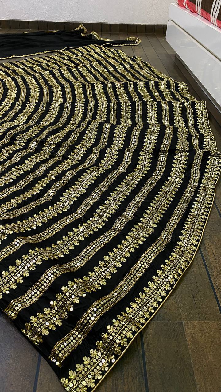 Party Wear Lehenga Choli With Sequence & Dori Work