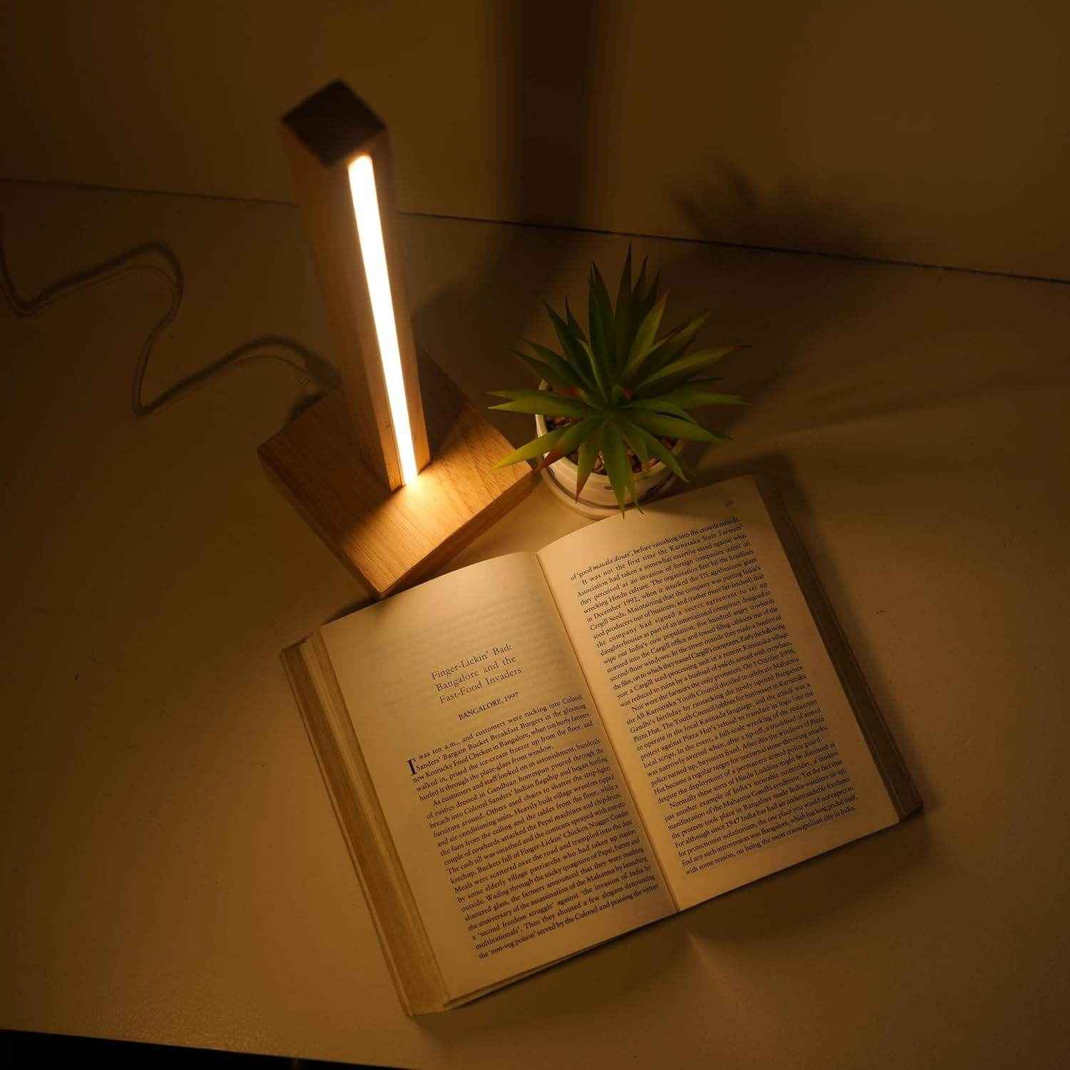 LumePine Natural PineWood Table Lamp - 10 Watt